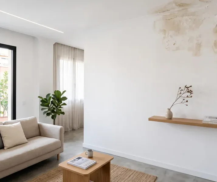 Condensación en edificio de Badalona
